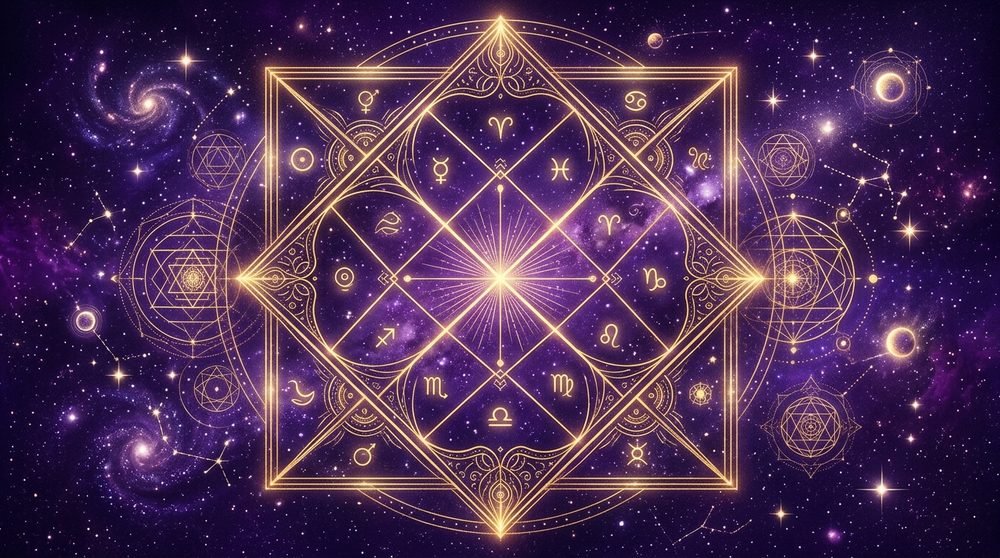 Traditional Vedic Janam Kundli Birth Chart Layout and 12 Houses
